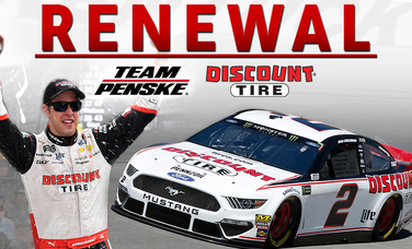 DISCOUNT TIRE AND TEAM PENSKE EXTEND PARTNERSHIP